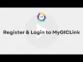 MyGICLink Existing GIC Members Registration Login Instructions