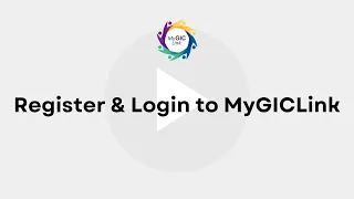 MyGICLink Existing GIC Members Registration Login Instructions