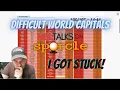 Sporcle Quiz of the Day - Progressively Harder World Capitals I GOT SO STUCK