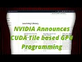 First Look at NVIDIA cuTile Python