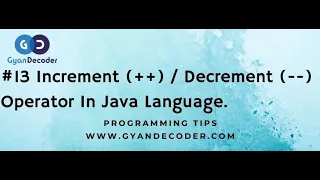 Increment and Decrement Operator In Java Programming Language