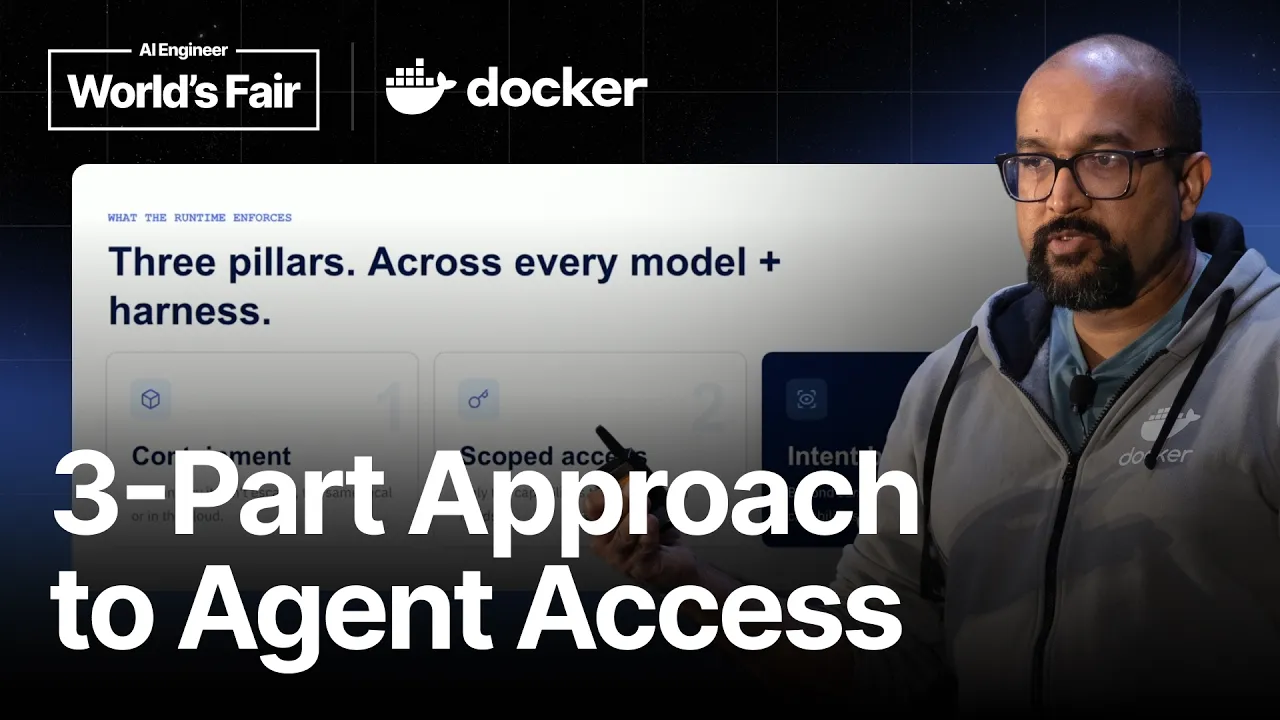 Unlock Agent Autonomy: The Runtime for AI-Native Systems — Tushar Jain, Docker: video thumbnail