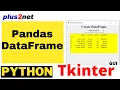 Tkinter filedialog to browse and select excel file to create Pandas DataFrame using read - excel