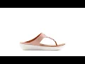 FitFlop Banda II Leather Beaded Thong Sandal