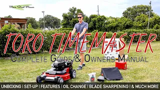 TORO TimeMaster - Owner s Manual and complete Guide
