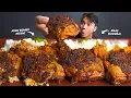 Download Lagu NGILER WOY!! MADURA BLACK SPICY FRIED CHICKEN MUKBANG WITH RICE!!🥵