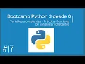 Bootcamp Python 3 - Variables y constantes