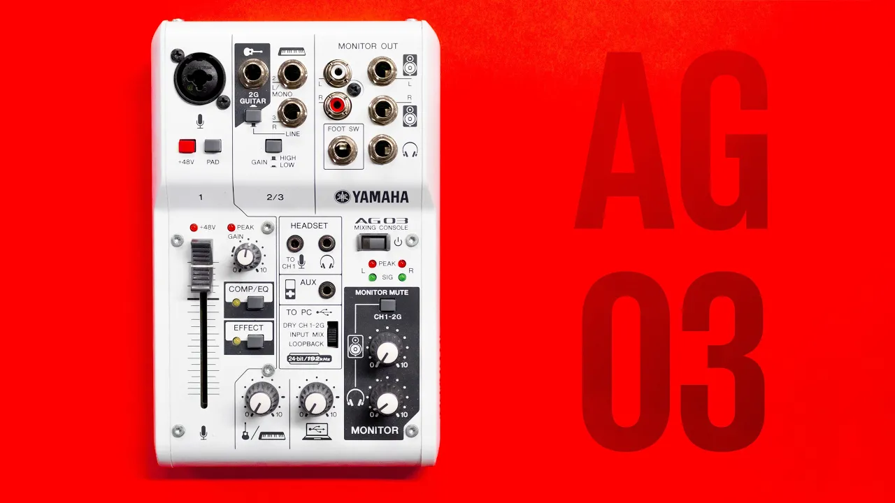 Yamaha AG03 USB Mixer | The Best Audio Interface?