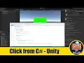 Simulate the Click of UI Object from C in Unity