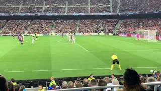 Lionel Messi goal - free kick live from Camp Nou Barcelona Liverpool 3 0 1 5 2019