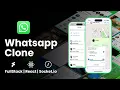 Build a WhatsApp Clone with React js Node js Socket io Cloudinary Chat App Tailwind css