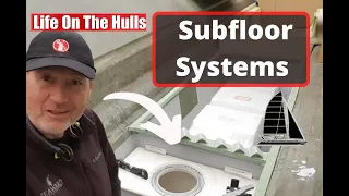 Ep124 Subfloor Systems – Blackwater Tank completion – Building a Fibreglass Catamaran