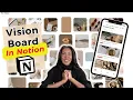 I Made a 2025 Vision Board in Notion Tutorial Template