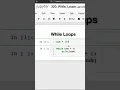 I Love While loops in Python