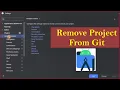 How to remove project from Git in android studio