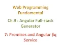 c09s07 Promises and Angular q Service