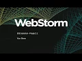 Webstorm tutorial YueS