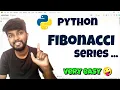 Python Fibonacci Series in Telugu by shiva prasad m