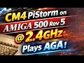 Lagu CM4 PiStorm on Amiga 500 rev 5 @ 2.4Ghz  plays AGA - #pistorm #commodoreamiga #amiga500 