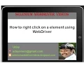 Selenium WebDriver s How to right click on a webelement using webdriver