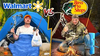 Walmart vs Bass Pro Shops - 3 Day Survival Challenge
