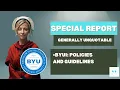 Special Report BYU-Idaho Policies Guidelines