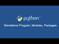 How-to - Python Modules Packages and Standalone Program