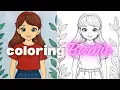 Color This Cute Little Girl Free Printable Coloring Pages for Kids