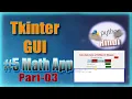 Math Area Calculating App using Python GUI Part 03