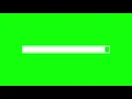 Free Green screen Loading Bar Easing Ending animation