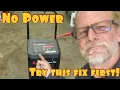 Schumacher Battery charger no power fix