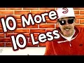 10 More 10 Less Math Song for Kids Adding Subtracting by 10 Jack Hartmann