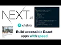 Chakra UI Quickstart - With NextJS