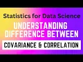 Statistics for Data Science Difference Between Correlation and Covariance URcoding