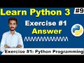 Exercise 1 Answer Python Programming Python3 Tutorial for beginners Learn Python Cyber Warriors