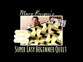 EASY IMPRESSIVE Baby Quilt for Beginners Super Simple Make in a Day W SIZE ADJUSTMENTS BELOW