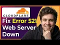 How to Fix Cloudflare Error 521 Web Server Down Step-By-Step 2026 guide