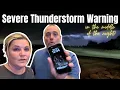 Severe Thunderstorm Tornado Warning Oklahoma 104 Mile Hour WINDS Everything Will Be Destroyed