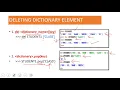 15 Python Dictionary DICTIONARY METHODS NESTED DICTIONARY CLASS XI COMPUTER SCIENCE CBSE CS