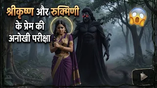 श्रीकृष्ण और रुक्मिणी के प्रेम की अनोखी परीक्षा 😱 | Hindi Story | कृष्ण कथा | Radhe Radhe | Krishna 