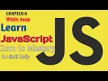 7 JavaScript While Loop Tutorial in Hindi Urdu CHAPTER-6