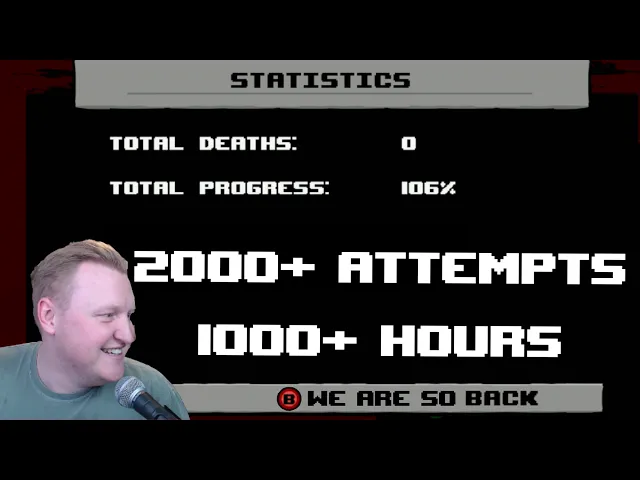 I Completed ALL of Super Meat Boy Without Dying (World First)