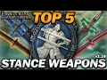 The Top 5 STANCE BUILDS in Elden Ring Insane Rellana s Cameo Builds