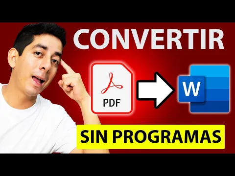 Download MP3 Cómo CONVERTIR PDF a WORD Sin Programas GRATIS 🚀 2024