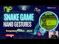 Snake Game Hand Control Computer Vision AI ML Future of Gaming Coding Data Science