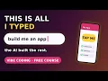 Vibe Coding for Beginners Type a Sentence Get a Real App