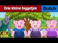 Download Lagu Drie kleine biggetjes | Three Little Pigs in Dutch | 4K UHD | Dutch Fairy Tales