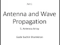 ch5 P1 Antenna Arrays Two Element array N-Element Array Linear Array