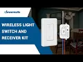 How to Program DEWENWILS Wireless Light Switch and Receiver Kit No in-Wall Wiring Required