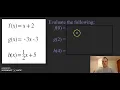 Evaluating Functions from an Equation Basic
